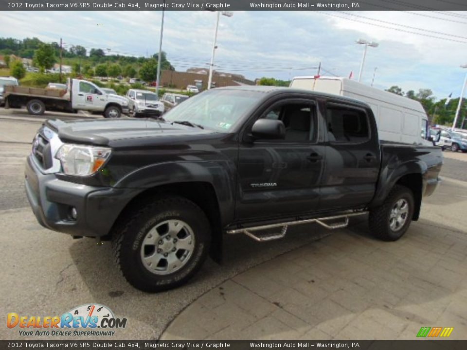 2012 Toyota Tacoma V6 SR5 Double Cab 4x4 Magnetic Gray Mica / Graphite Photo #6