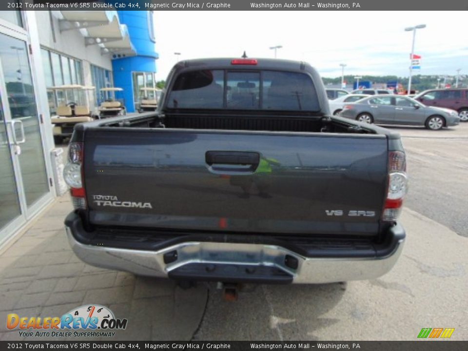 2012 Toyota Tacoma V6 SR5 Double Cab 4x4 Magnetic Gray Mica / Graphite Photo #8