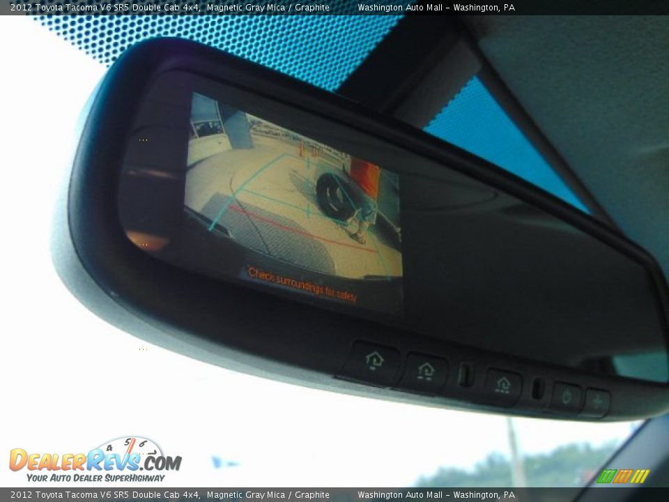 2012 Toyota Tacoma V6 SR5 Double Cab 4x4 Magnetic Gray Mica / Graphite Photo #16