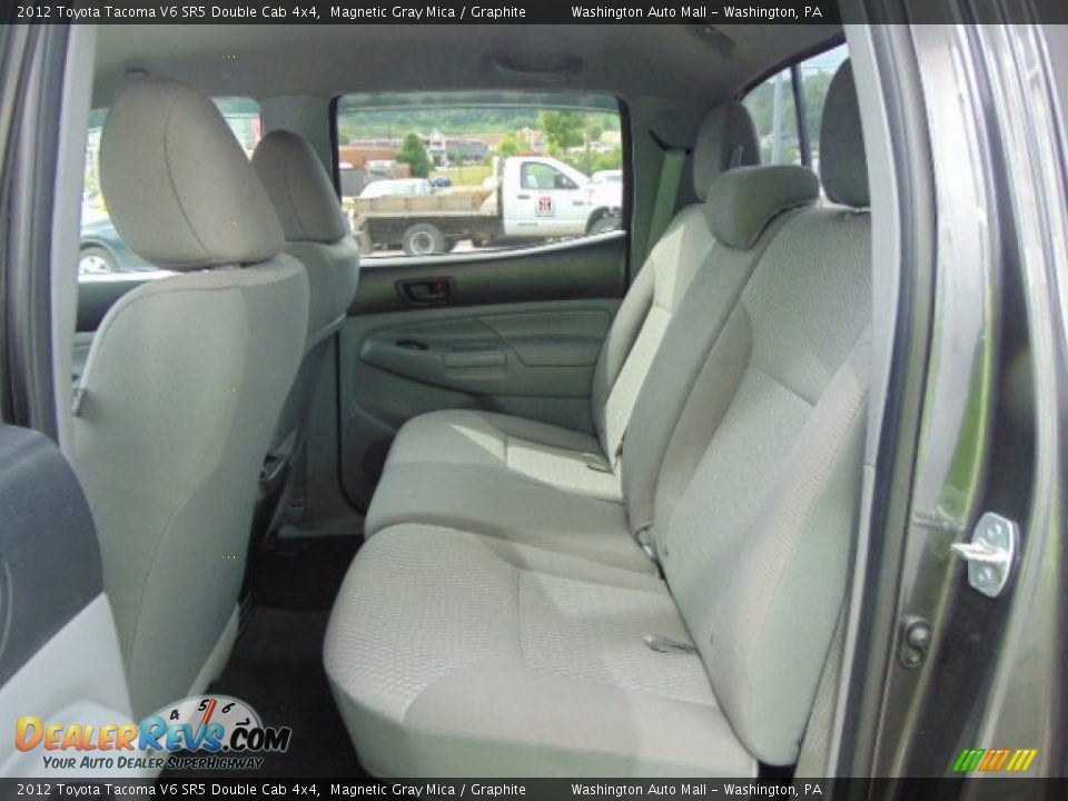 2012 Toyota Tacoma V6 SR5 Double Cab 4x4 Magnetic Gray Mica / Graphite Photo #17