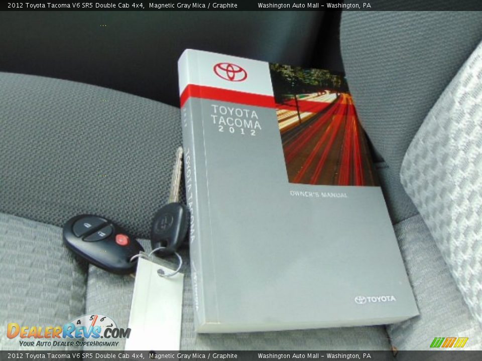 2012 Toyota Tacoma V6 SR5 Double Cab 4x4 Magnetic Gray Mica / Graphite Photo #18