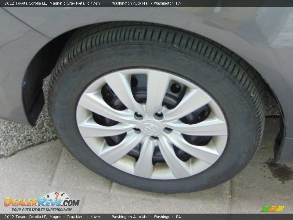 2012 Toyota Corolla LE Magnetic Gray Metallic / Ash Photo #5