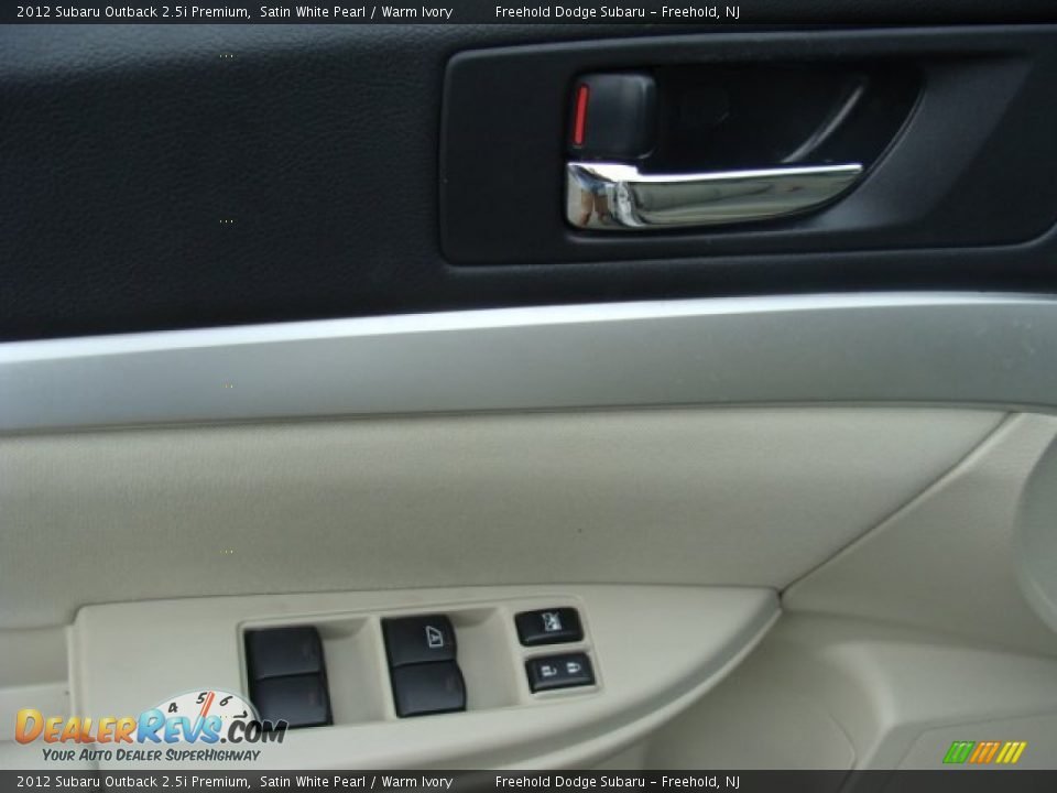 2012 Subaru Outback 2.5i Premium Satin White Pearl / Warm Ivory Photo #13