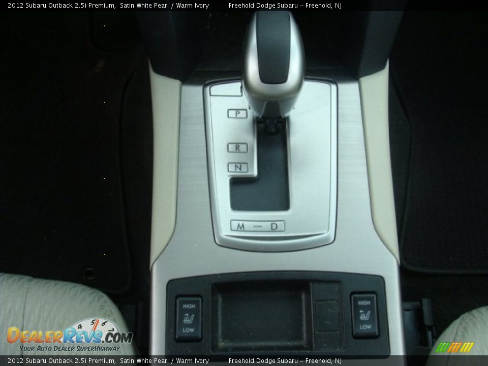 2012 Subaru Outback 2.5i Premium Satin White Pearl / Warm Ivory Photo #22