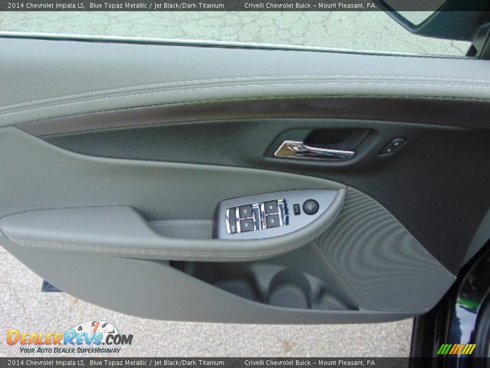 2014 Chevrolet Impala LS Blue Topaz Metallic / Jet Black/Dark Titanium Photo #8