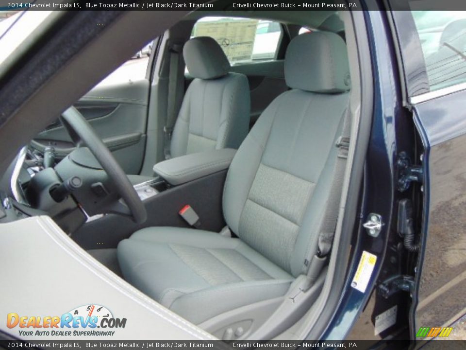 2014 Chevrolet Impala LS Blue Topaz Metallic / Jet Black/Dark Titanium Photo #10