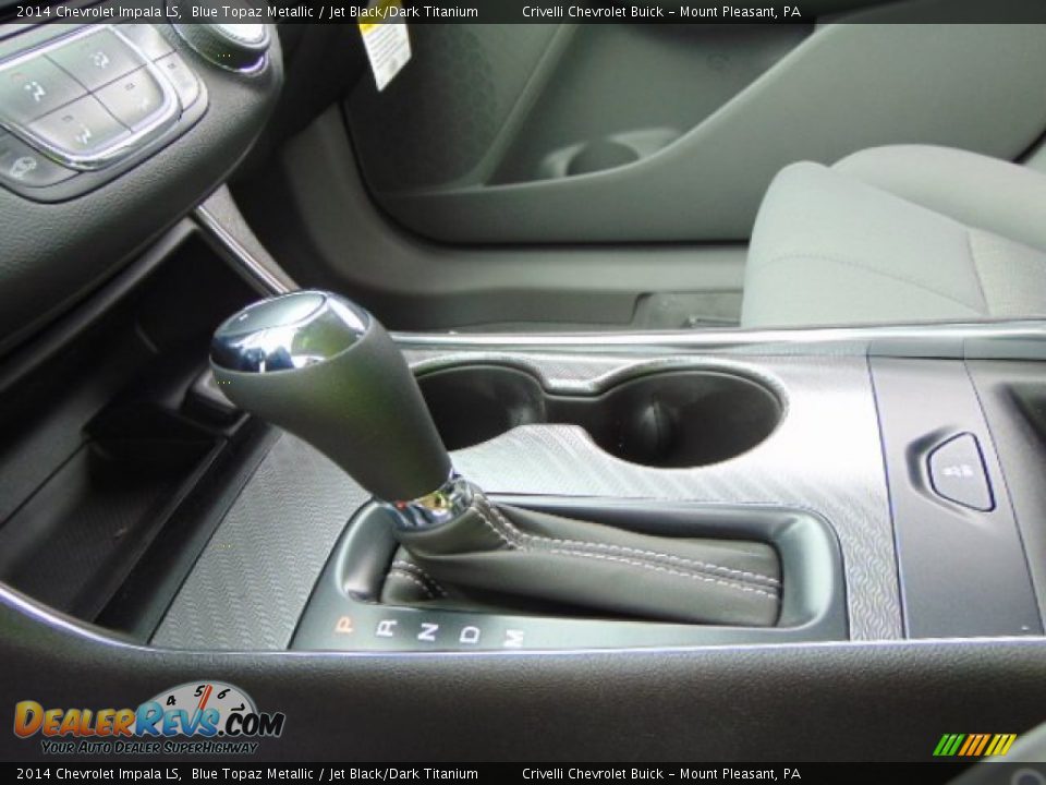 2014 Chevrolet Impala LS Blue Topaz Metallic / Jet Black/Dark Titanium Photo #15