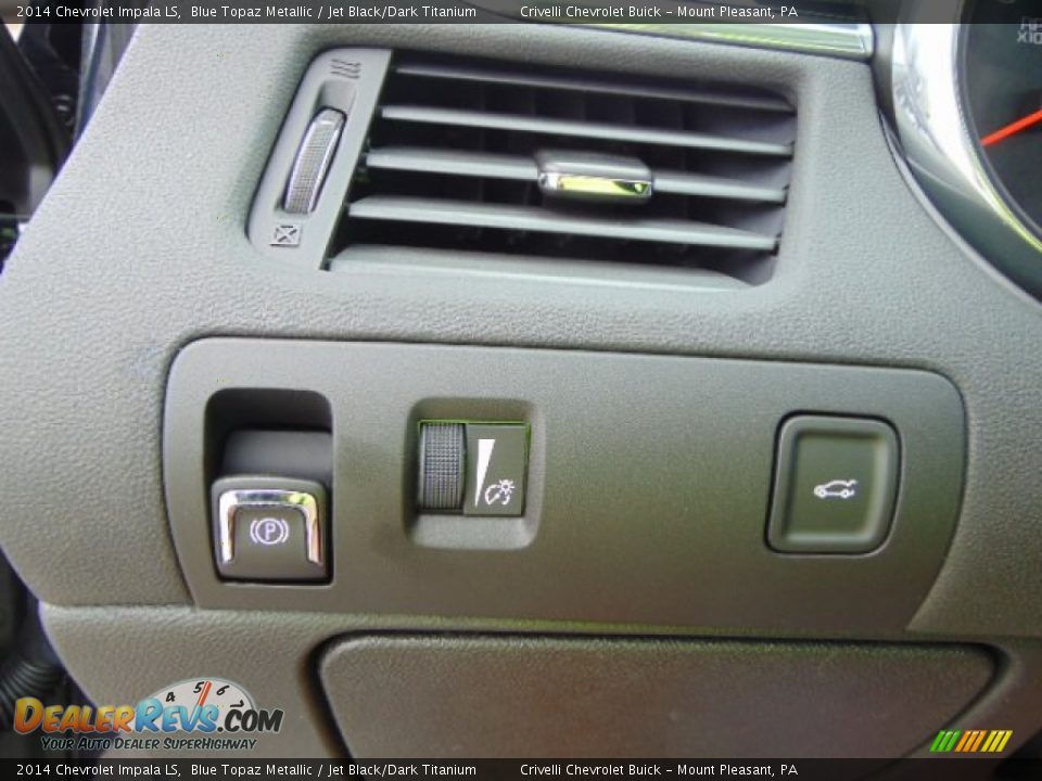 2014 Chevrolet Impala LS Blue Topaz Metallic / Jet Black/Dark Titanium Photo #17