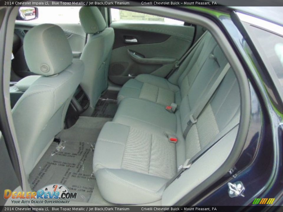 2014 Chevrolet Impala LS Blue Topaz Metallic / Jet Black/Dark Titanium Photo #18