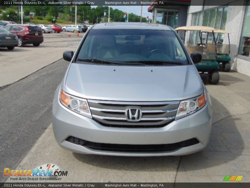 2011 Honda Odyssey EX-L Alabaster Silver Metallic / Gray Photo #4