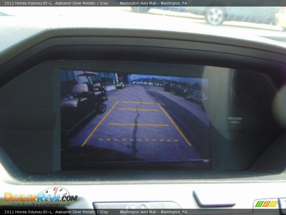 2011 Honda Odyssey EX-L Alabaster Silver Metallic / Gray Photo #14