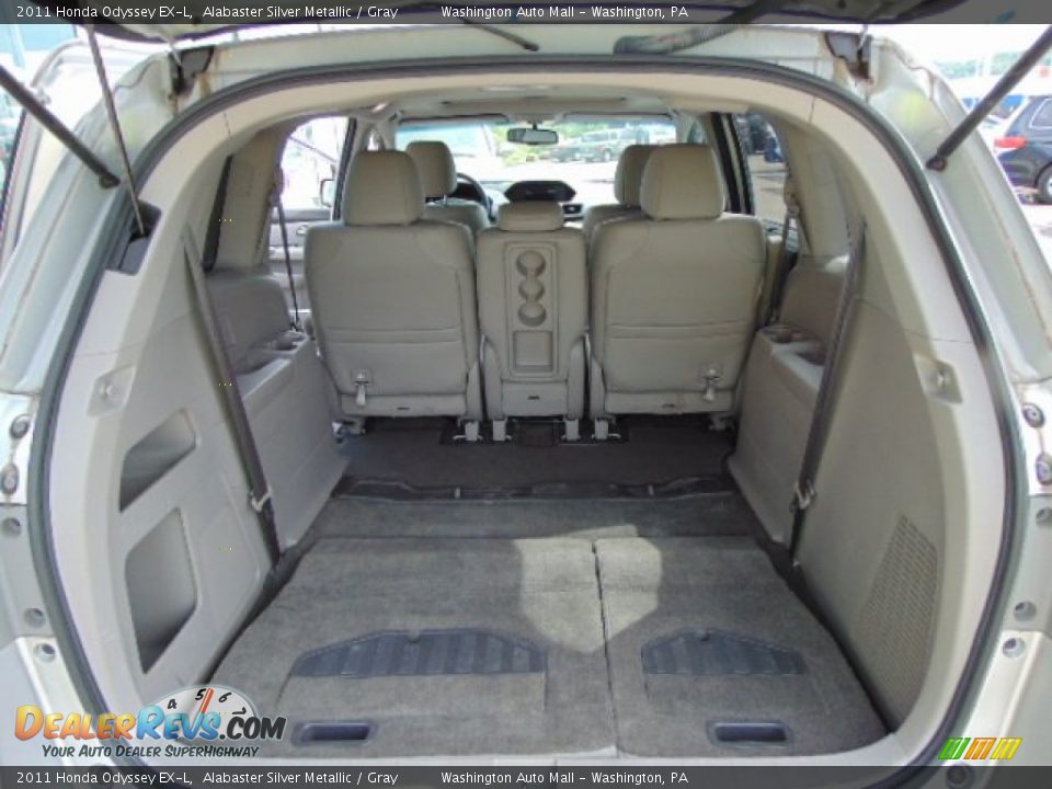 2011 Honda Odyssey EX-L Alabaster Silver Metallic / Gray Photo #17