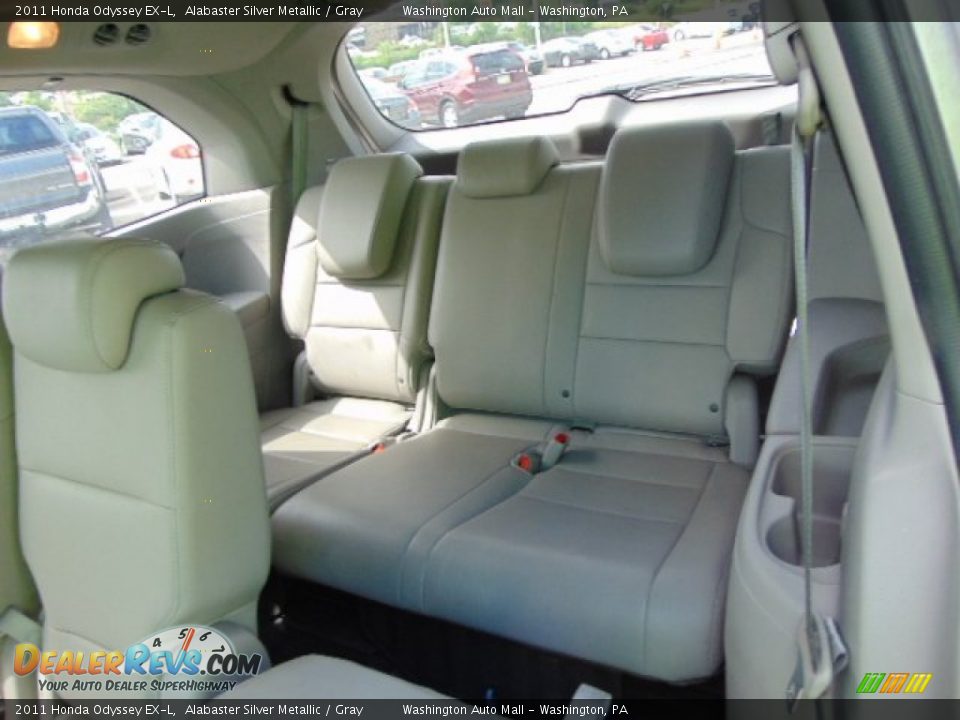 2011 Honda Odyssey EX-L Alabaster Silver Metallic / Gray Photo #19