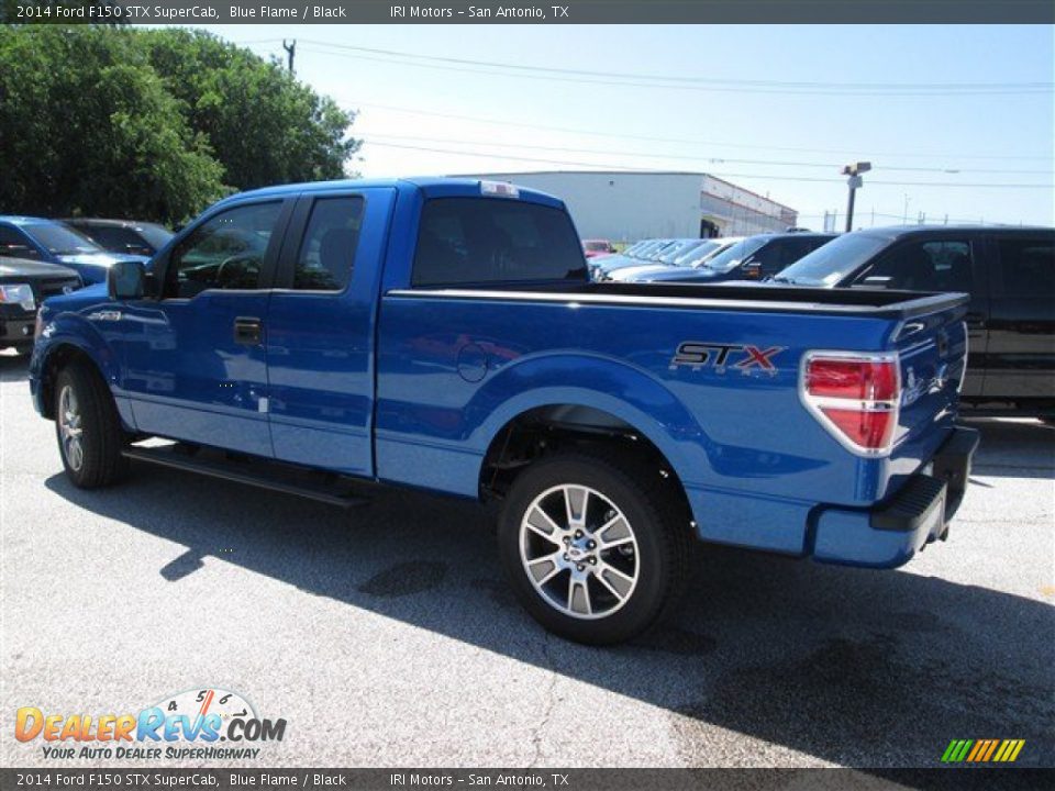 2014 Ford F150 STX SuperCab Blue Flame / Black Photo #2