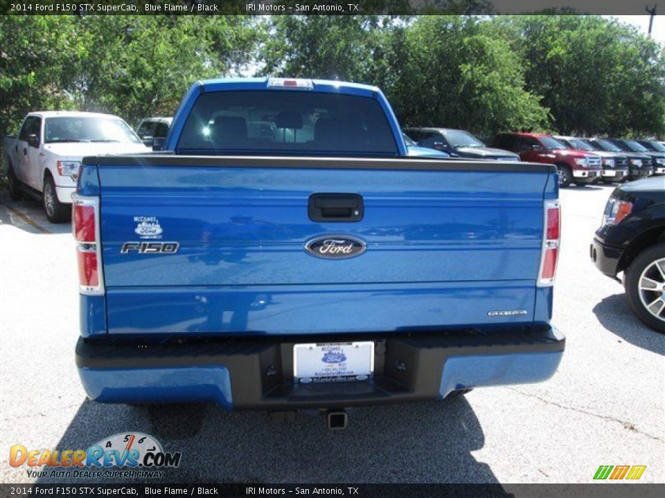 2014 Ford F150 STX SuperCab Blue Flame / Black Photo #3
