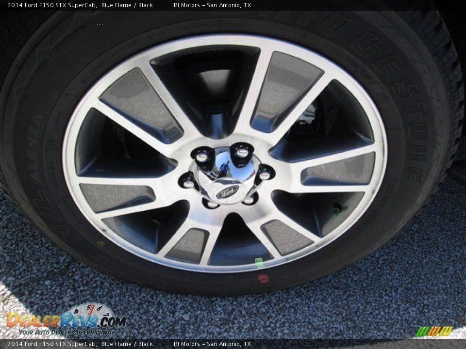 2014 Ford F150 STX SuperCab Blue Flame / Black Photo #8
