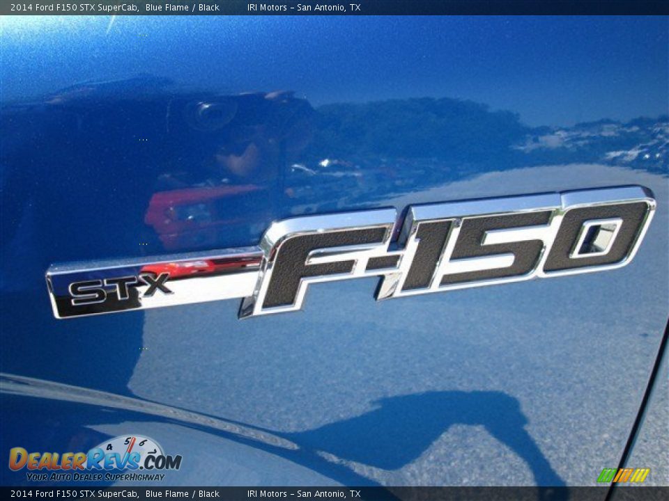 2014 Ford F150 STX SuperCab Blue Flame / Black Photo #9
