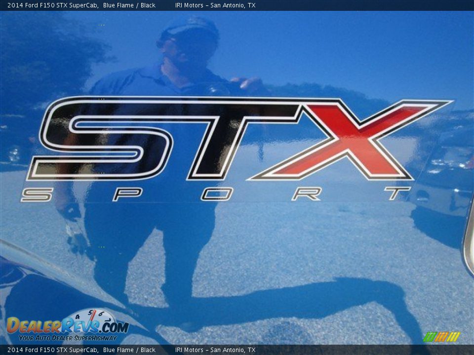 2014 Ford F150 STX SuperCab Blue Flame / Black Photo #10