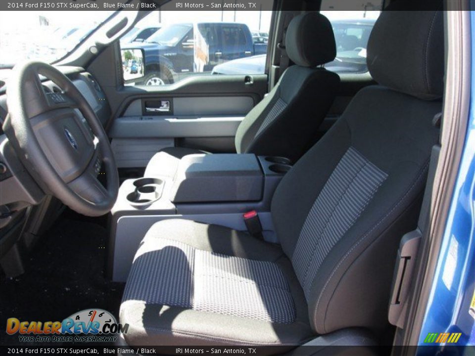 2014 Ford F150 STX SuperCab Blue Flame / Black Photo #12
