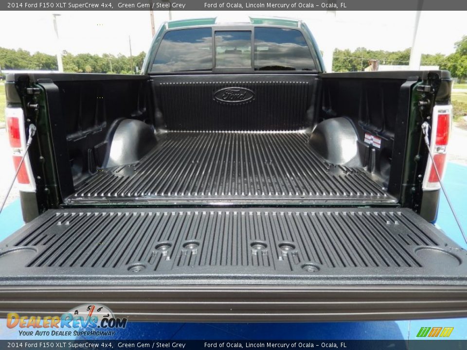 2014 Ford F150 XLT SuperCrew 4x4 Green Gem / Steel Grey Photo #4