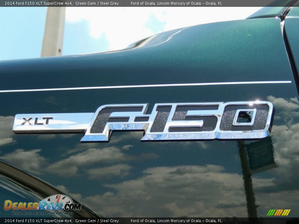 2014 Ford F150 XLT SuperCrew 4x4 Green Gem / Steel Grey Photo #5