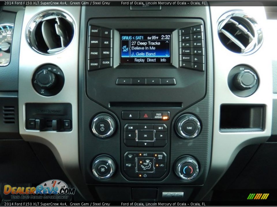 2014 Ford F150 XLT SuperCrew 4x4 Green Gem / Steel Grey Photo #10