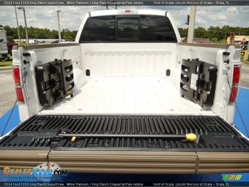 2014 Ford F150 King Ranch SuperCrew White Platinum / King Ranch Chaparral/Pale Adobe Photo #4