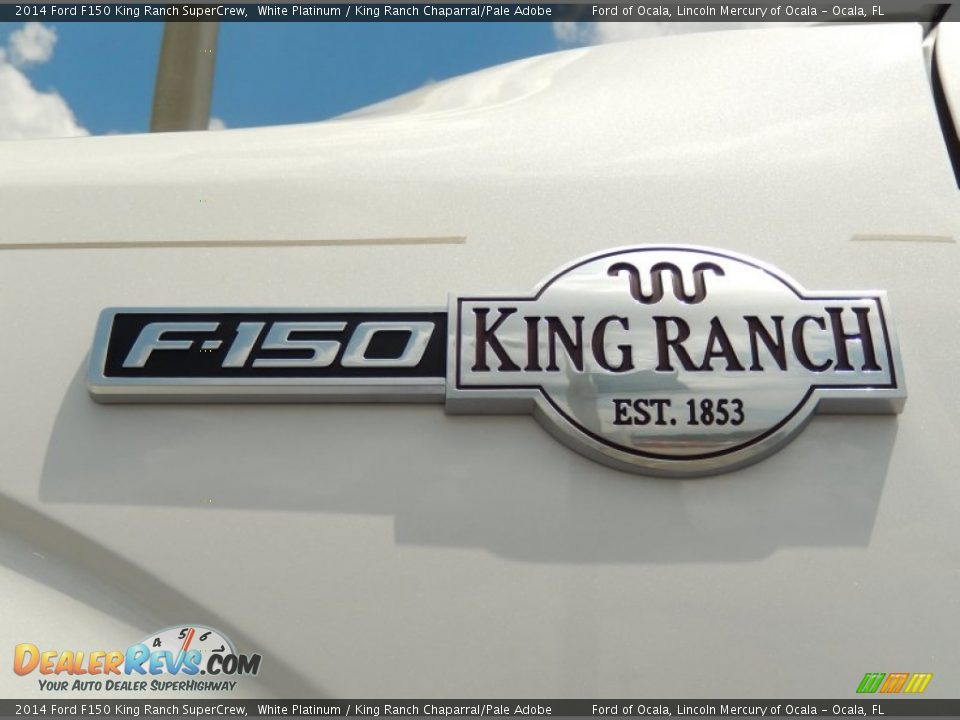 2014 Ford F150 King Ranch SuperCrew White Platinum / King Ranch Chaparral/Pale Adobe Photo #5