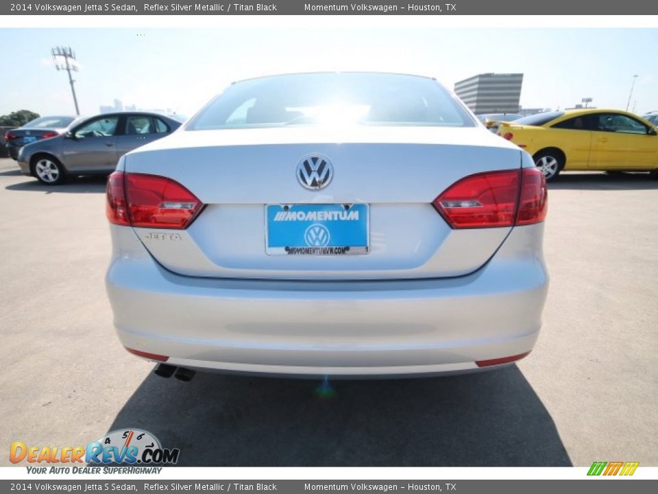 2014 Volkswagen Jetta S Sedan Reflex Silver Metallic / Titan Black Photo #5