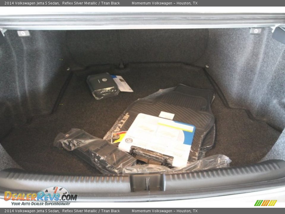 2014 Volkswagen Jetta S Sedan Reflex Silver Metallic / Titan Black Photo #8