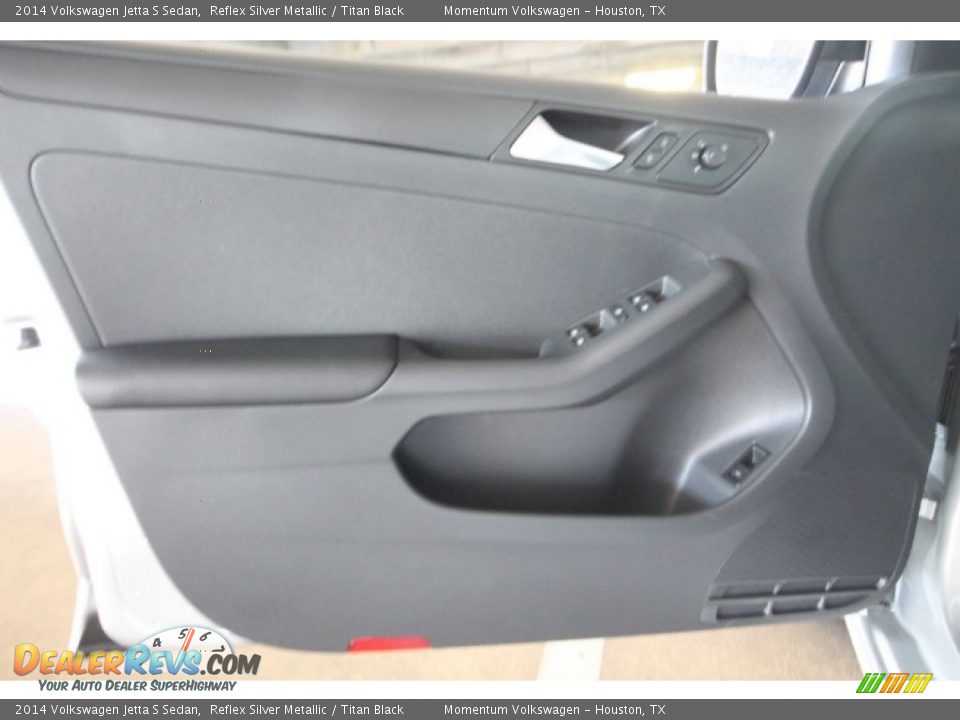 2014 Volkswagen Jetta S Sedan Reflex Silver Metallic / Titan Black Photo #9