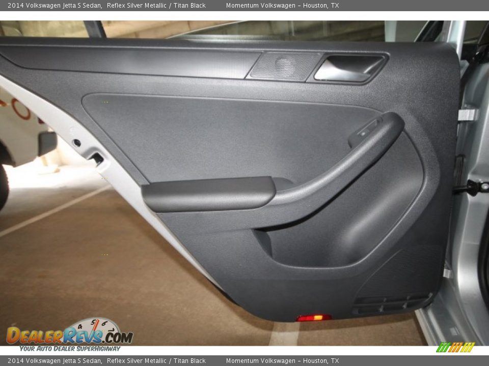 2014 Volkswagen Jetta S Sedan Reflex Silver Metallic / Titan Black Photo #11