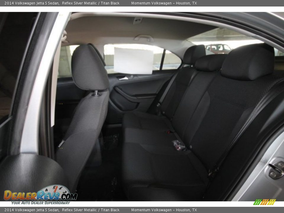 2014 Volkswagen Jetta S Sedan Reflex Silver Metallic / Titan Black Photo #12