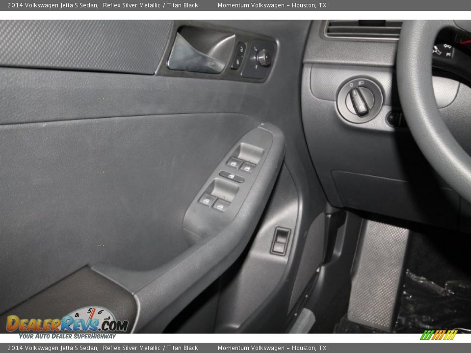 2014 Volkswagen Jetta S Sedan Reflex Silver Metallic / Titan Black Photo #15