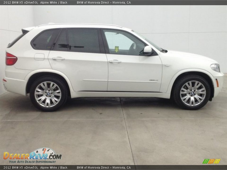 2012 BMW X5 xDrive50i Alpine White / Black Photo #2