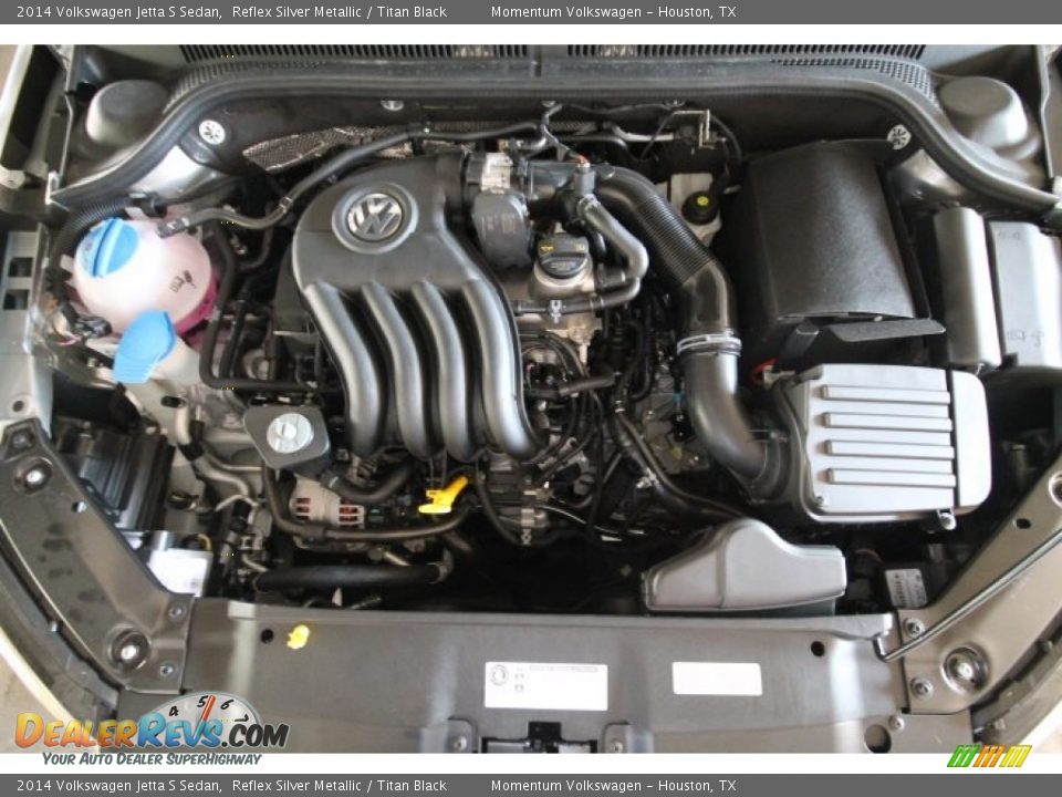 2014 Volkswagen Jetta S Sedan Reflex Silver Metallic / Titan Black Photo #19