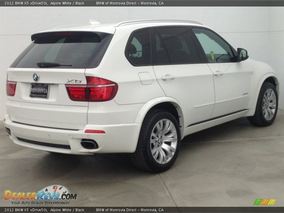 2012 BMW X5 xDrive50i Alpine White / Black Photo #3
