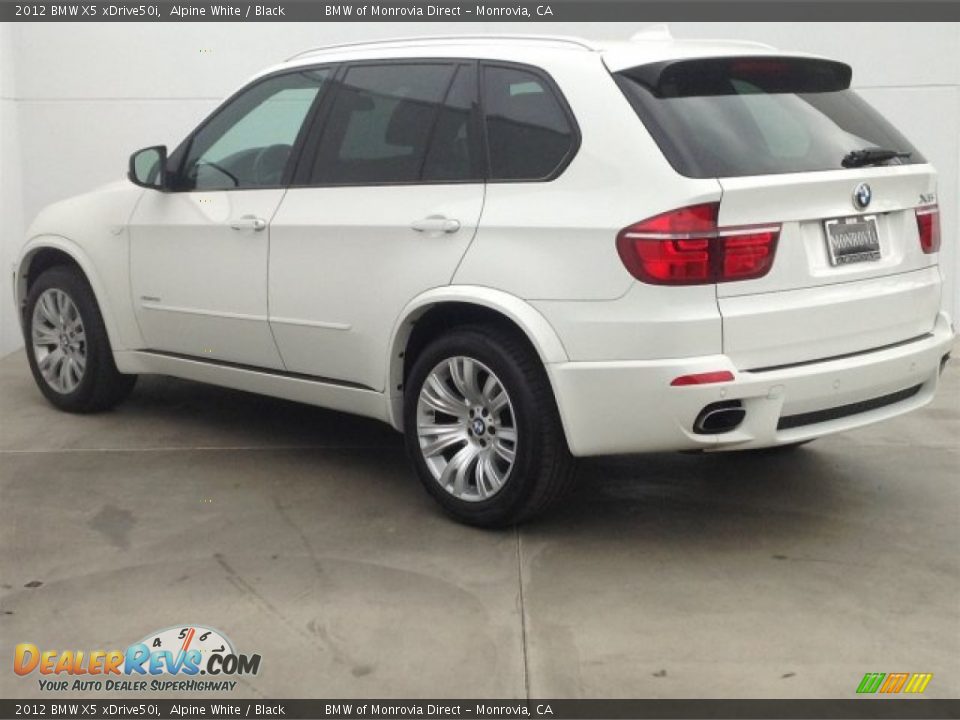 2012 BMW X5 xDrive50i Alpine White / Black Photo #4