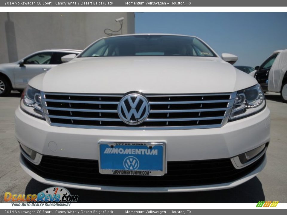 2014 Volkswagen CC Sport Candy White / Desert Beige/Black Photo #2