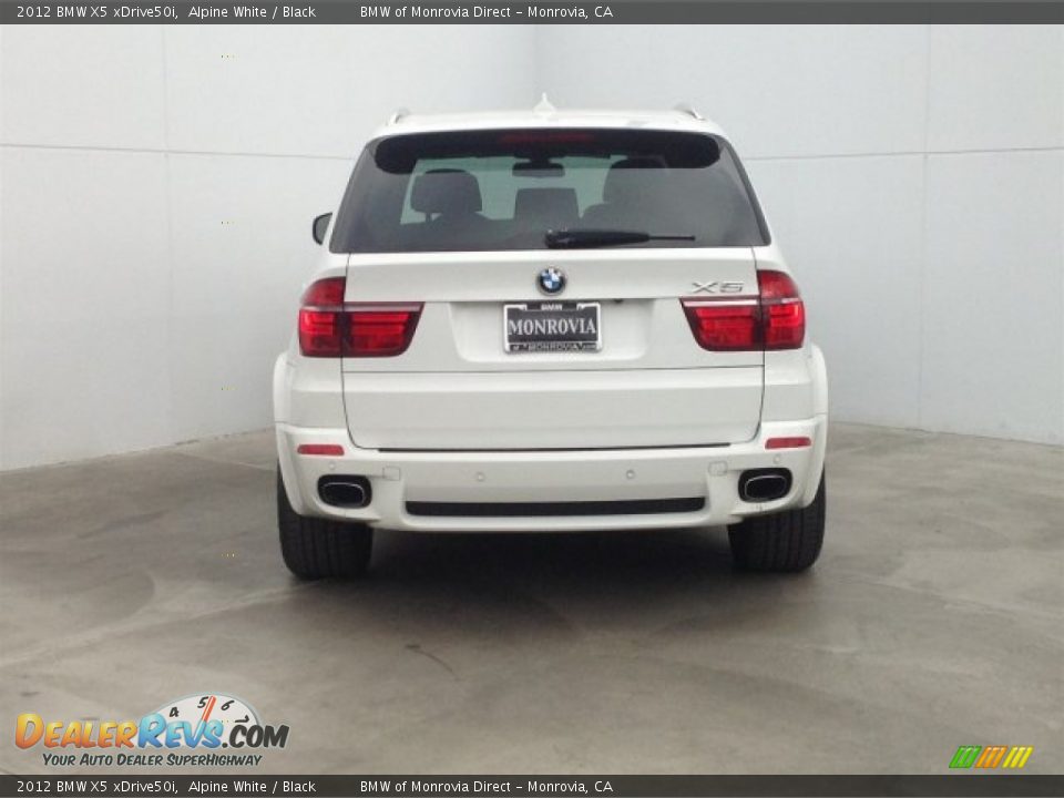 2012 BMW X5 xDrive50i Alpine White / Black Photo #8