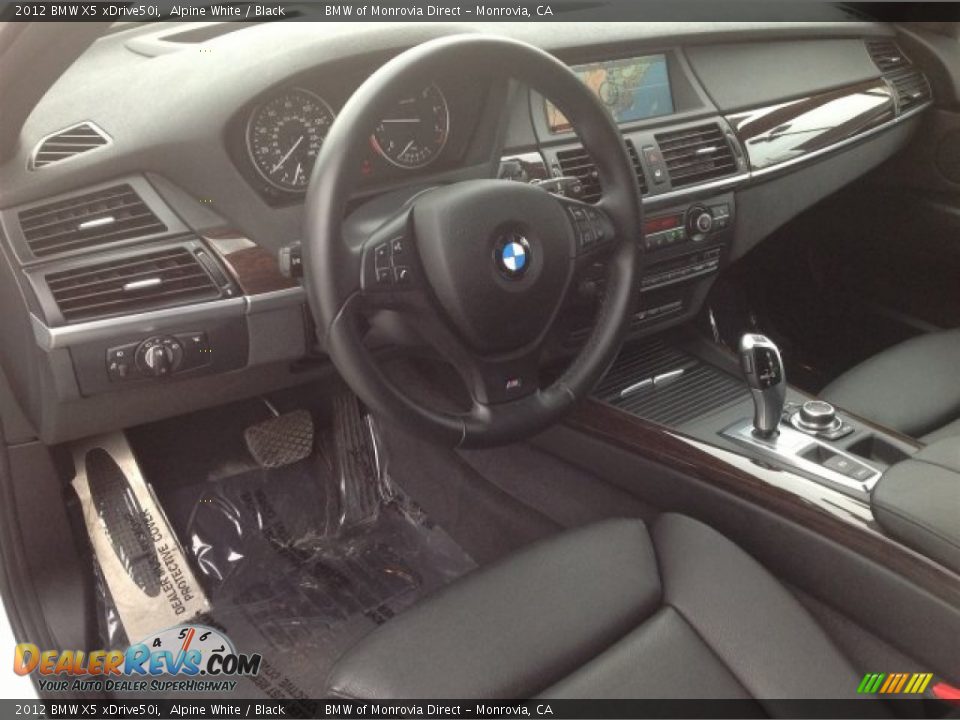 2012 BMW X5 xDrive50i Alpine White / Black Photo #9