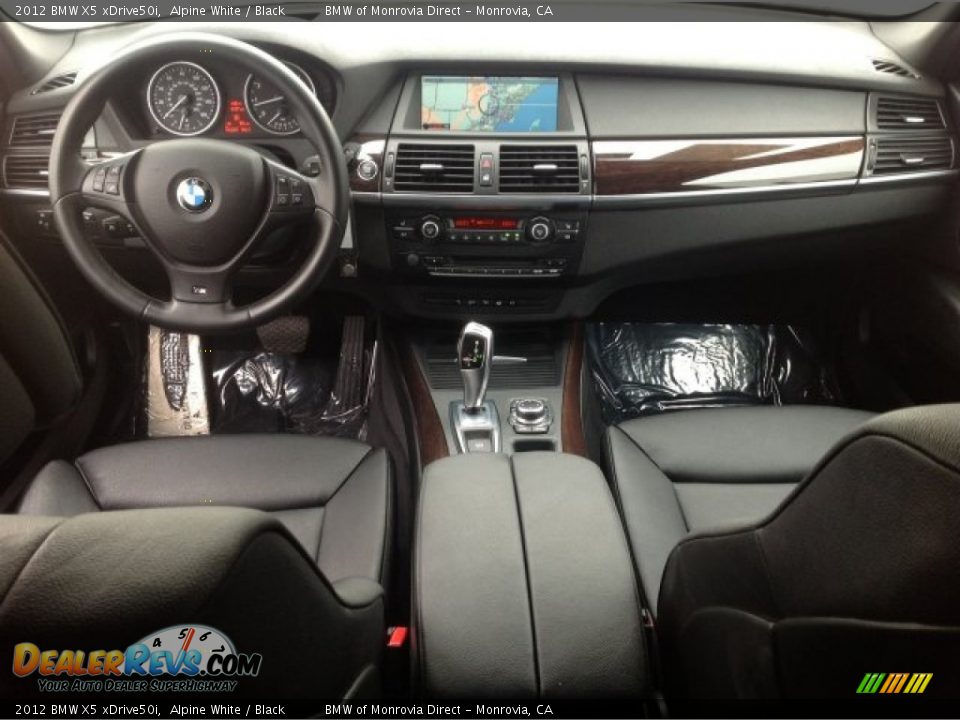 2012 BMW X5 xDrive50i Alpine White / Black Photo #11