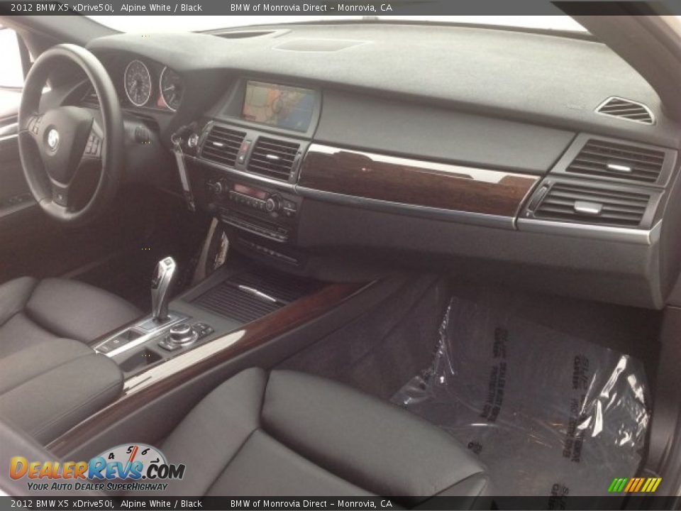 2012 BMW X5 xDrive50i Alpine White / Black Photo #12