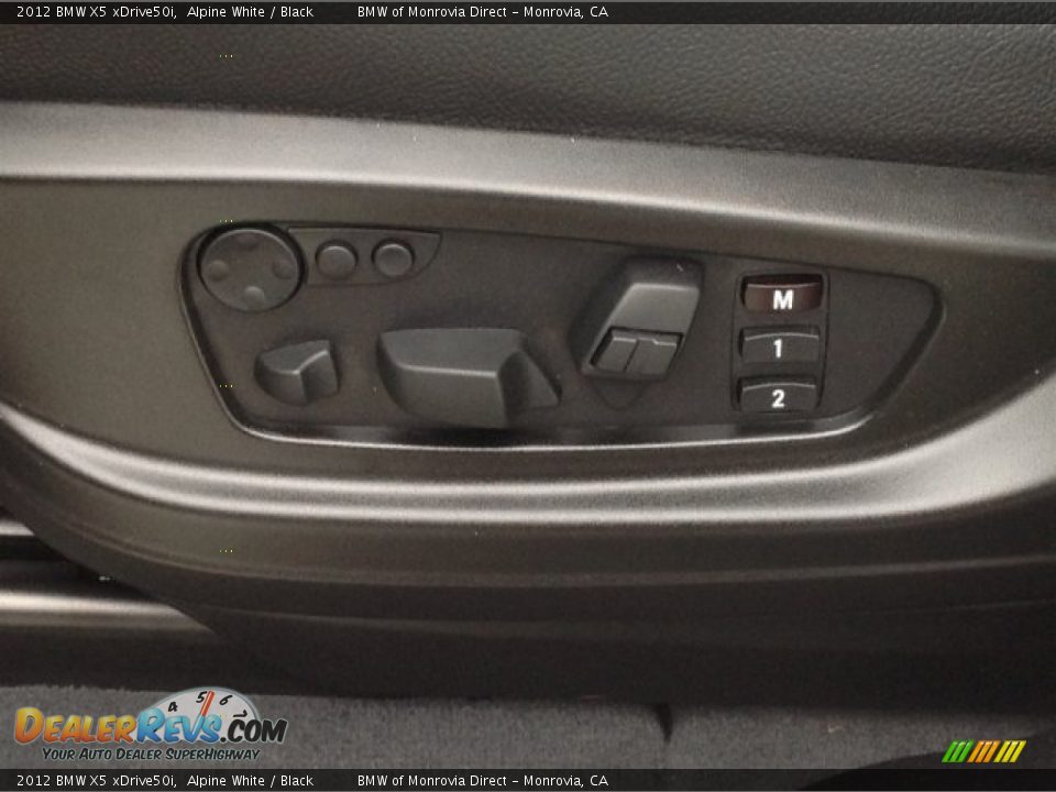 2012 BMW X5 xDrive50i Alpine White / Black Photo #15