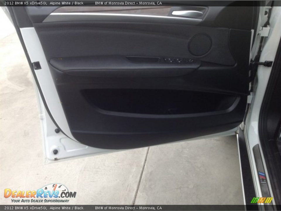 2012 BMW X5 xDrive50i Alpine White / Black Photo #16