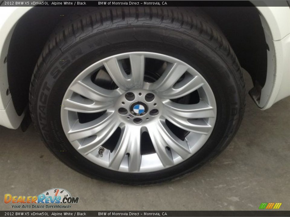 2012 BMW X5 xDrive50i Alpine White / Black Photo #21