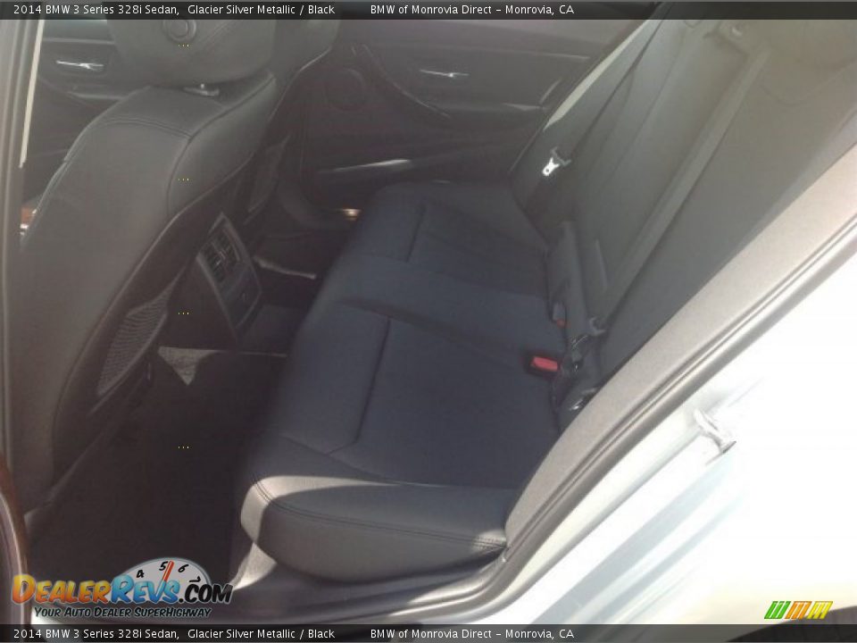2014 BMW 3 Series 328i Sedan Glacier Silver Metallic / Black Photo #7