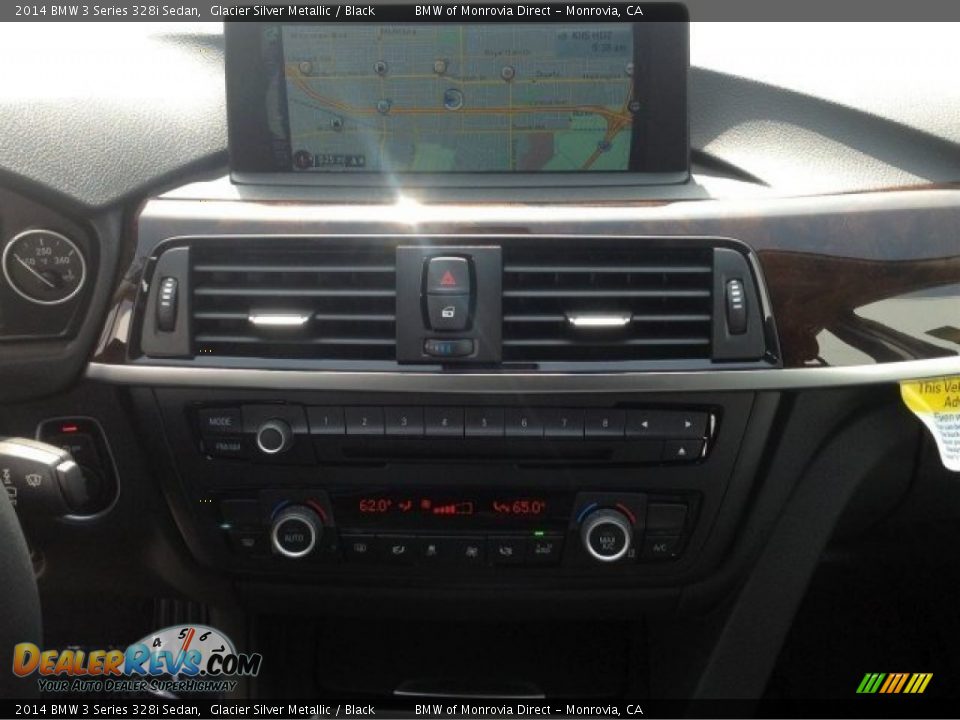 2014 BMW 3 Series 328i Sedan Glacier Silver Metallic / Black Photo #10