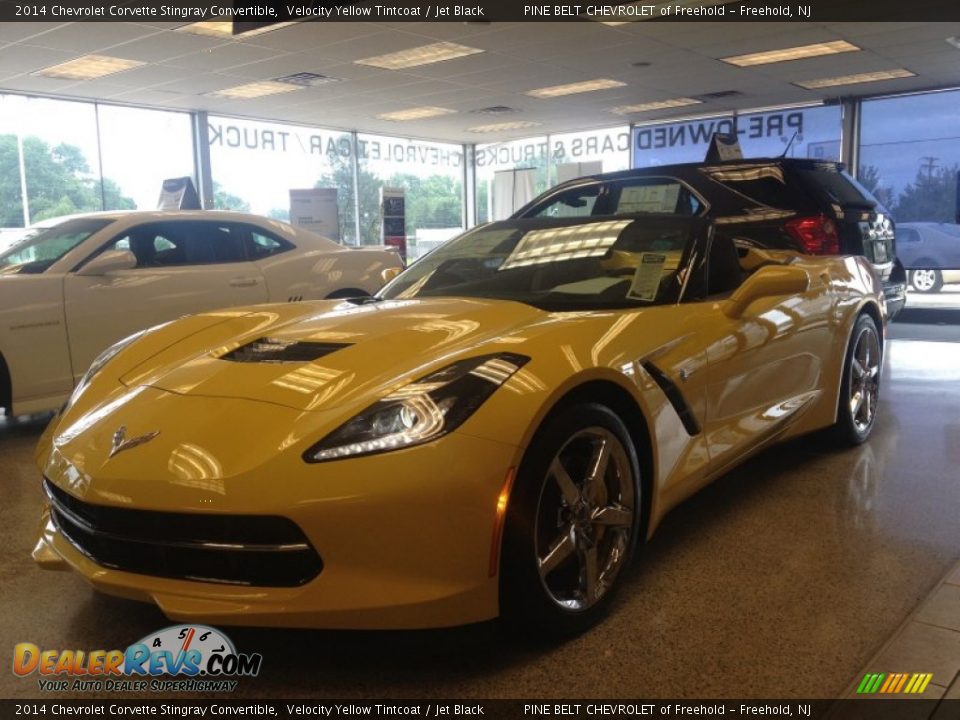 2014 Chevrolet Corvette Stingray Convertible Velocity Yellow Tintcoat / Jet Black Photo #1