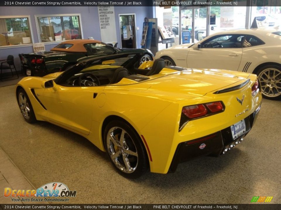 2014 Chevrolet Corvette Stingray Convertible Velocity Yellow Tintcoat / Jet Black Photo #4